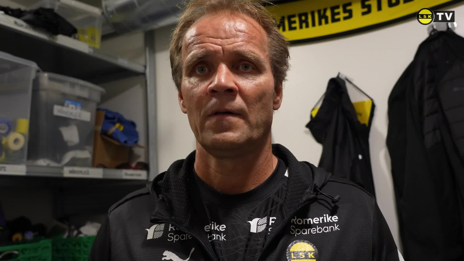 Hans Erik etter kampen mot FFK